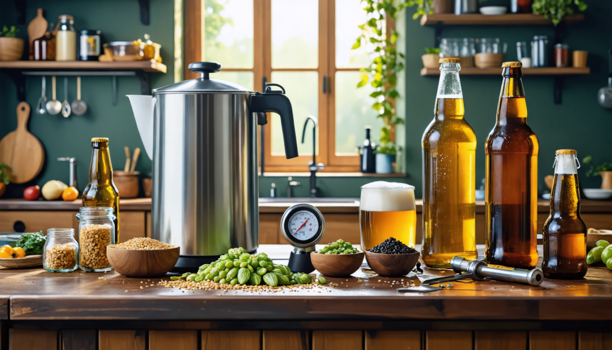 découvrez notre guide complet pour brasser votre bière maison facilement avec un kit de fabrication. toutes les étapes expliquées pour une bière artisanale réussie.
