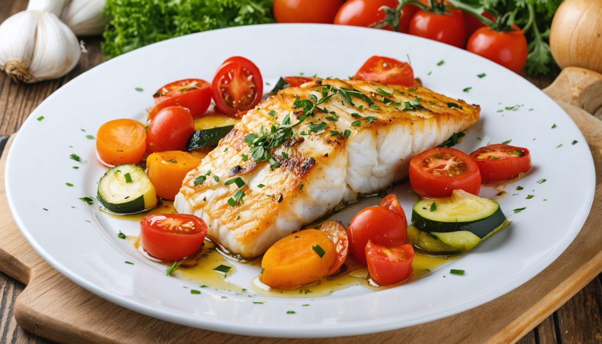 découvrez notre recette simple et garantie inratable de cabillaud rôti au four accompagné de légumes savoureux, pour un repas sain et délicieux en toute simplicité.