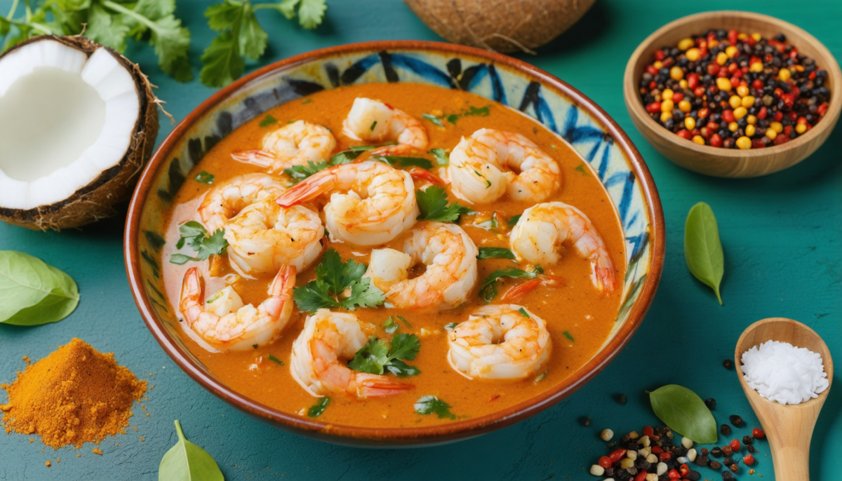 découvrez notre recette facile et rapide de curry de crevettes au lait de coco, parfaite pour savourer un plat exotique et savoureux directement chez vous.