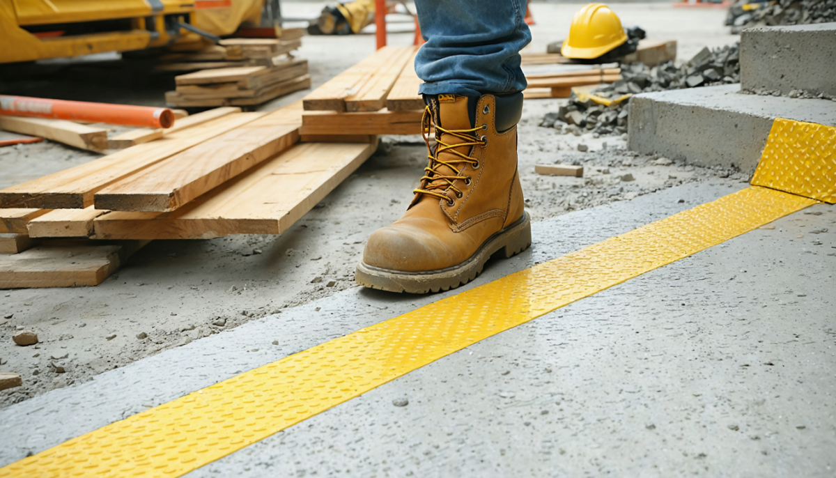 protégez vos chantiers en adoptant notre ruban antidérapant efficace, conçu pour prévenir les chutes et garantir la sécurité de vos équipes.