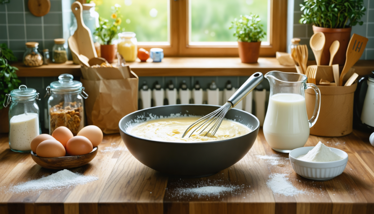 découvrez la recette infaillible de la pâte à crêpes ultra moelleuse pour 4 personnes, simple à préparer et délicieusement gourmande.
