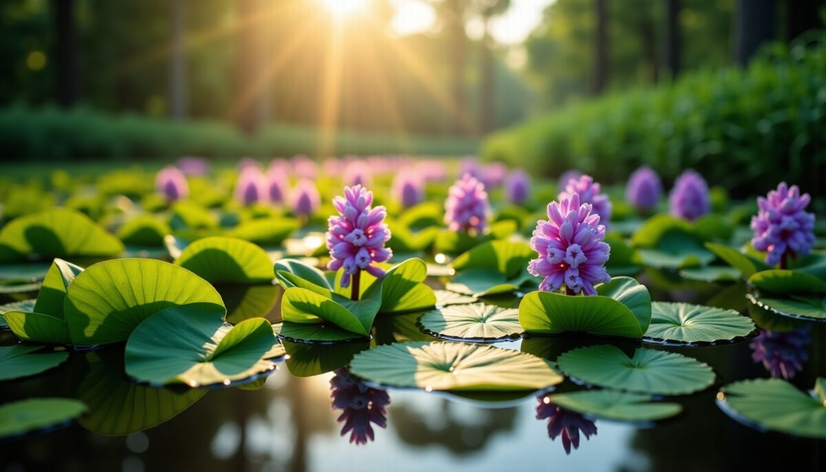 Eichhornia crassipes : Découvrez la jacinthe d’eau, plante aquatique envahissante et astuces essentielles pour son entretien