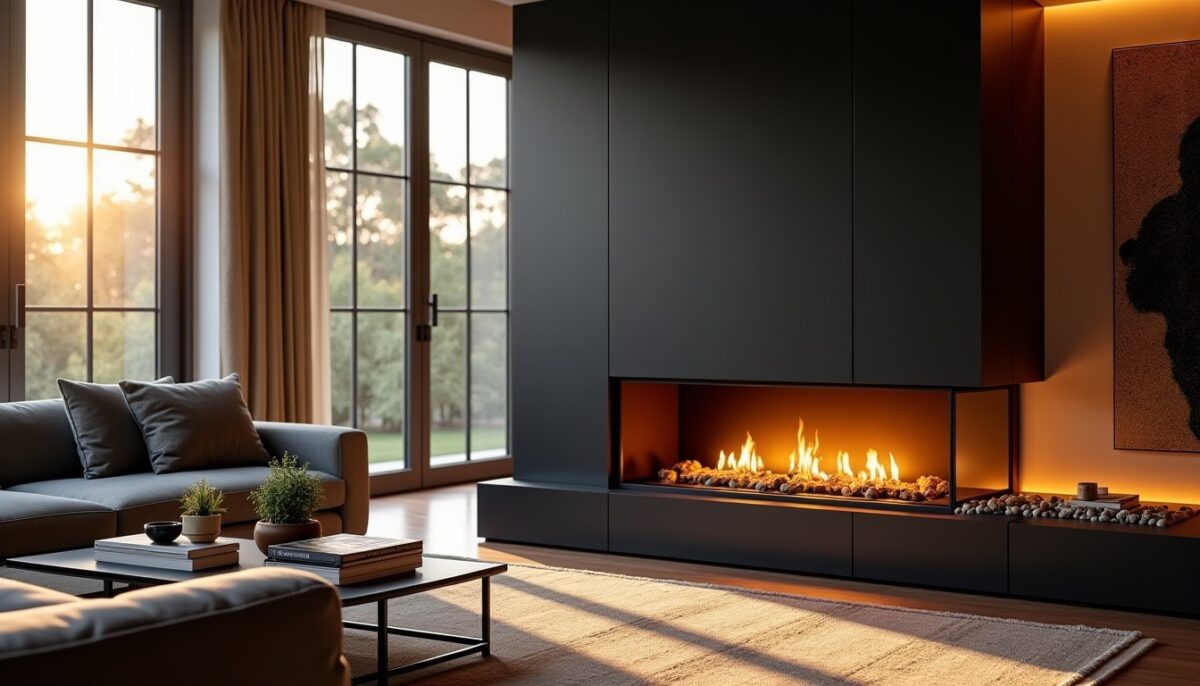 Cheminée design : fusionnez chaleur conviviale et esthétique moderne pour sublimer votre intérieur contemporain