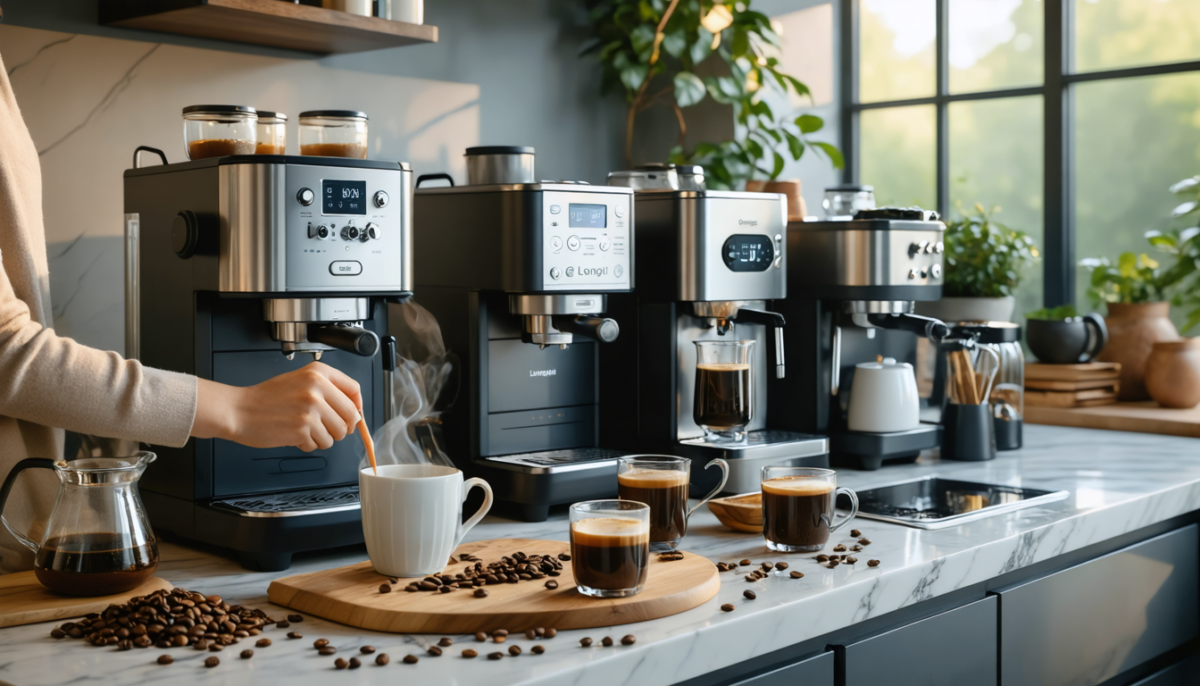 découvrez les machines à café de’longhi, idéales pour sublimer vos pauses quotidiennes avec un café savoureux et une technologie innovante.