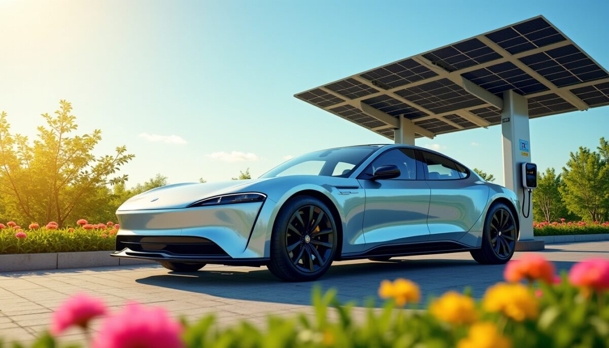 Rechargez votre voiture électrique grâce à une borne solaire innovante