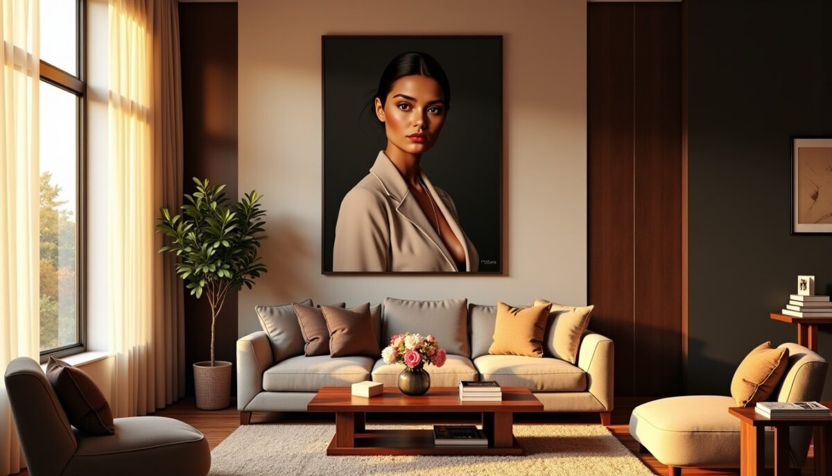 Sublimer son intérieur grâce à un portrait : l’art d’ajouter une touche d’élégance et de caractère