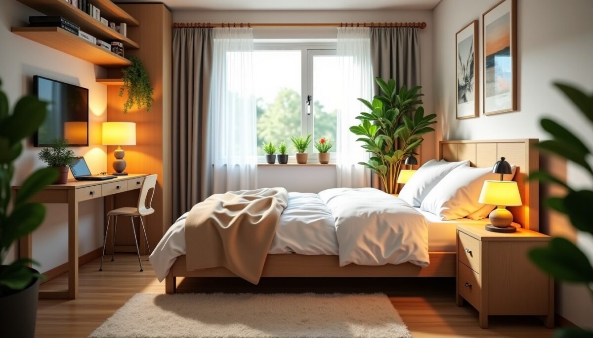 Optimiser un petit espace : conseils pour créer une chambre à la fois chaleureuse et pratique